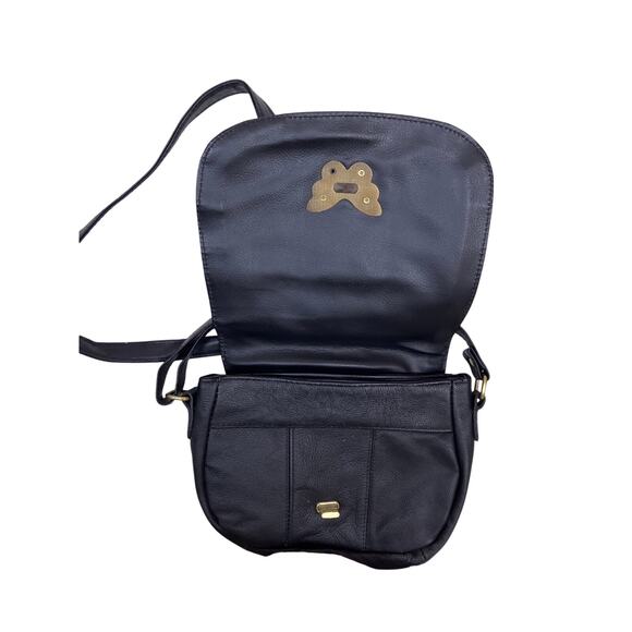 Butterfly Turnlock Leather Purse – Cute Vintage Chic Shoulder Bag Handbag - Picture 4 of 6